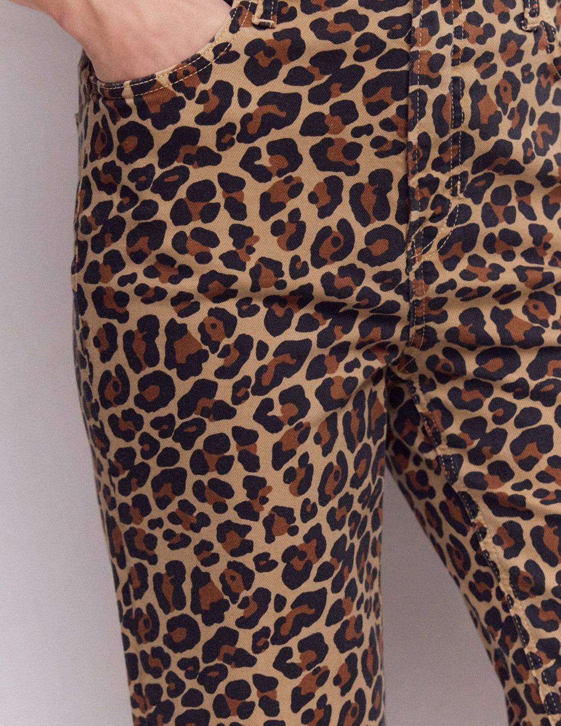 High Rise Straight Jeans-Animal Print / Boden On sale