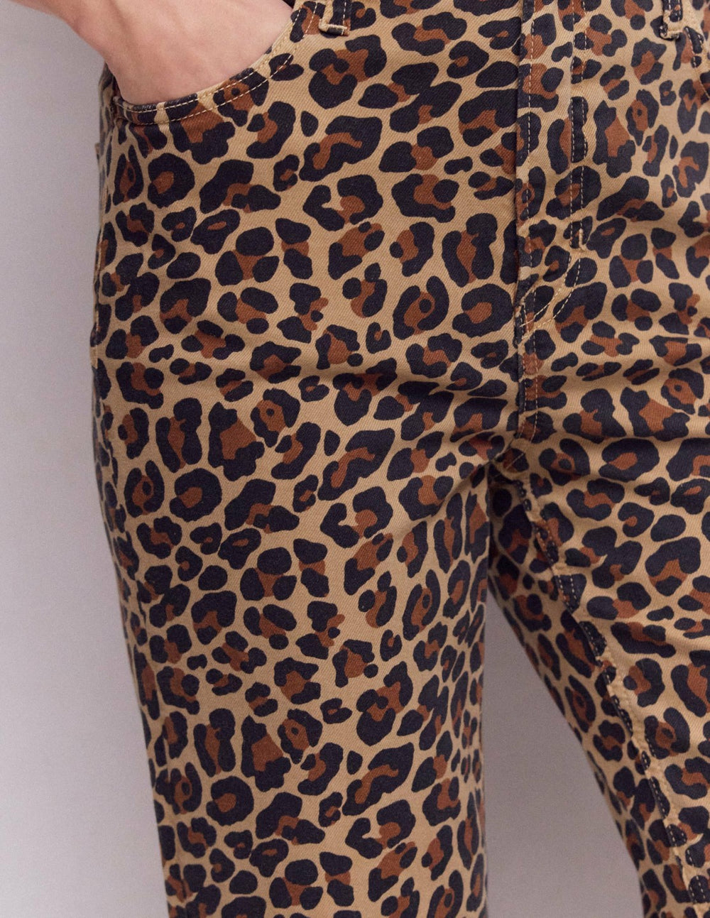 High Rise Straight Jeans-Animal Print / Boden On sale