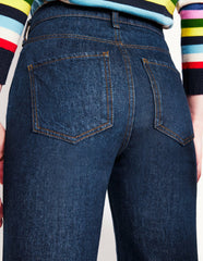 High Rise Straight Leg Jeans-Indigo Rinse / Boden Online
