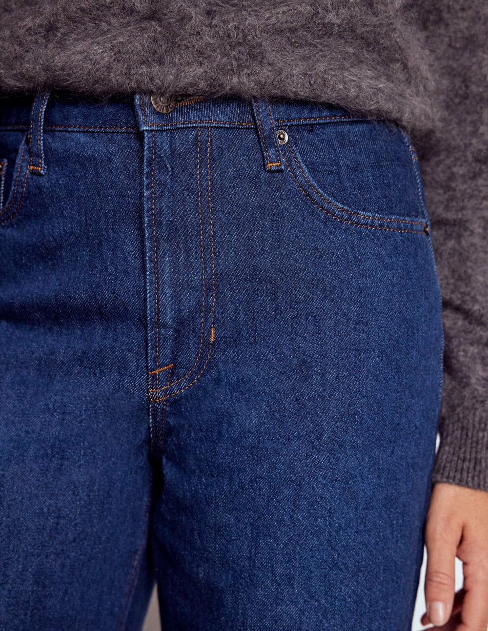 Mid Rise Relaxed Jeans-Indigo / Boden Outlet