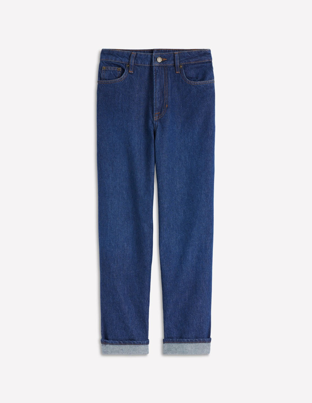 Mid Rise Relaxed Jeans-Indigo / Boden Outlet