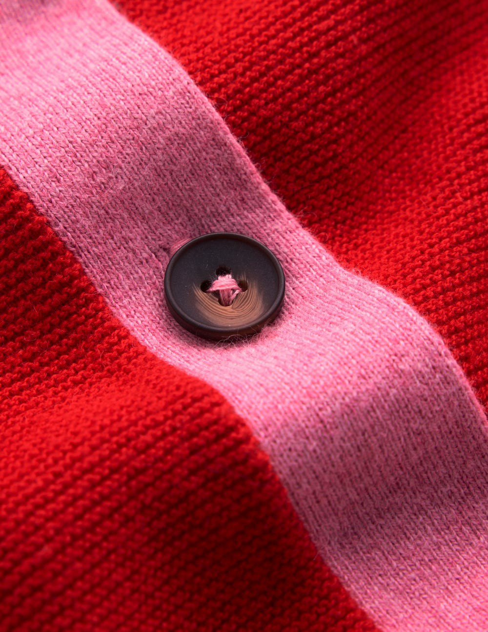 Grace Colour Block Cardigan-Bright Cherry / Boden Outlet