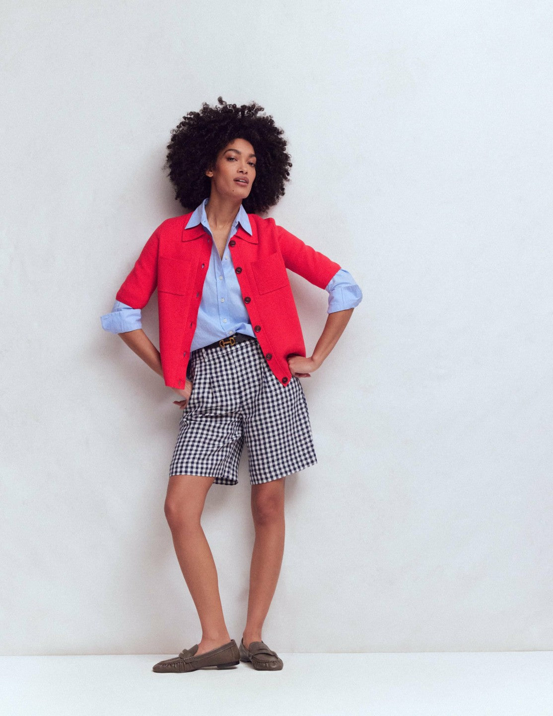 Short Sleeve Knit Shirt-Bright Cherry / Boden On sale