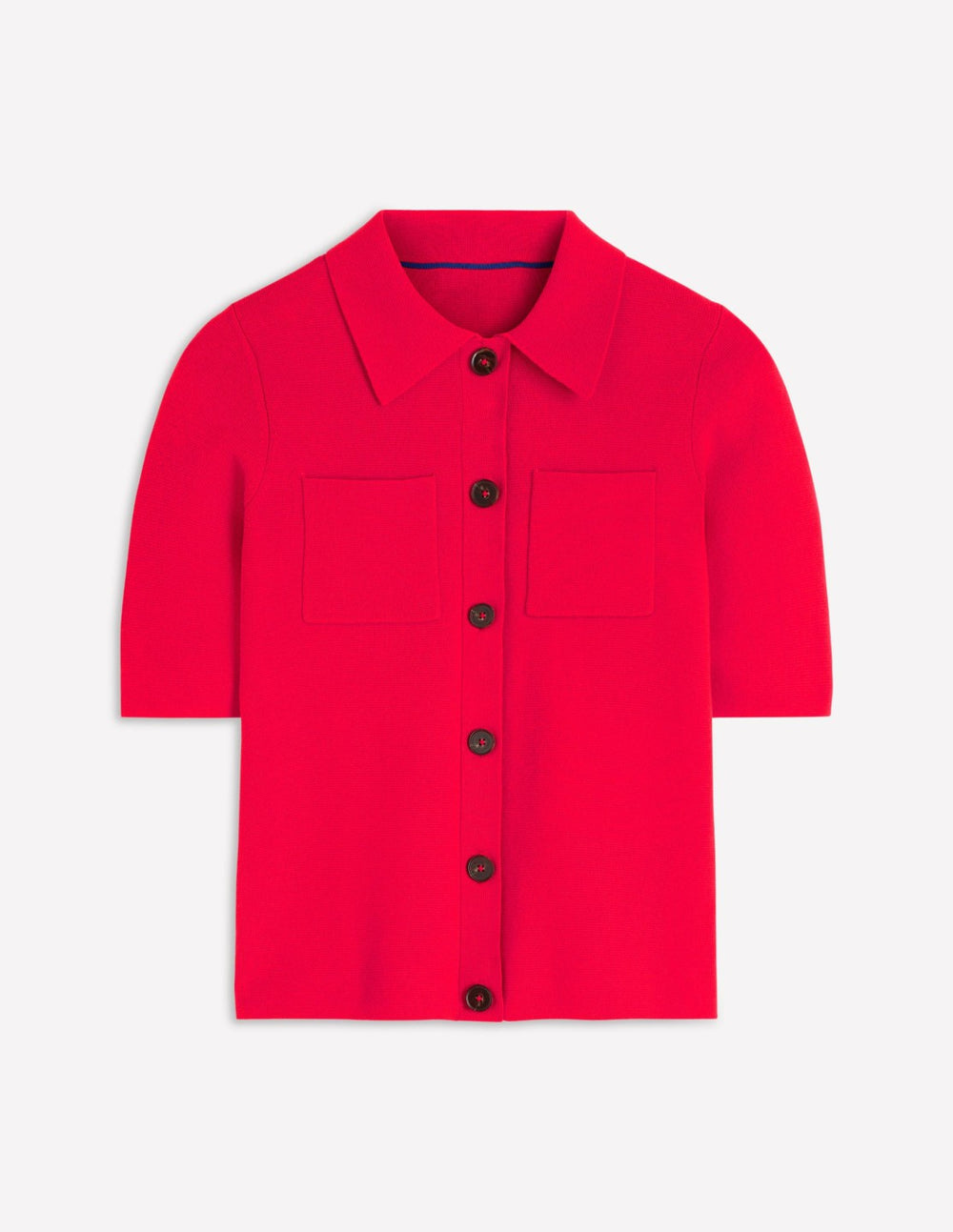 Short Sleeve Knit Shirt-Bright Cherry / Boden On sale