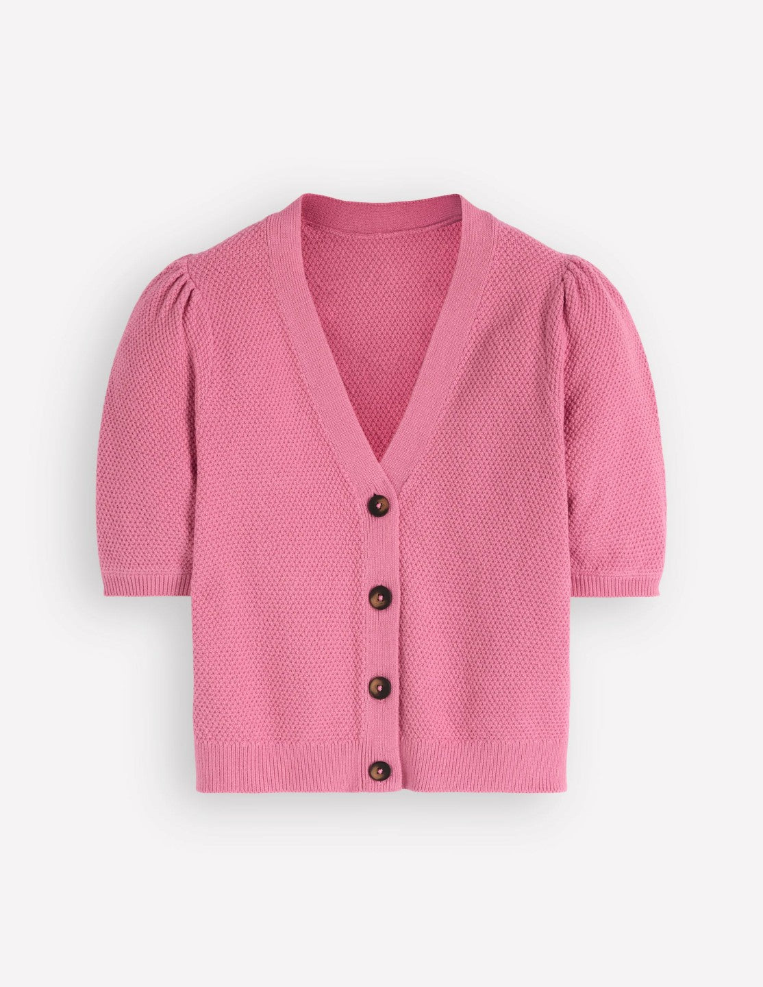 Hayley Cotton V-neck Cardigan-Dusty Rose / Boden us