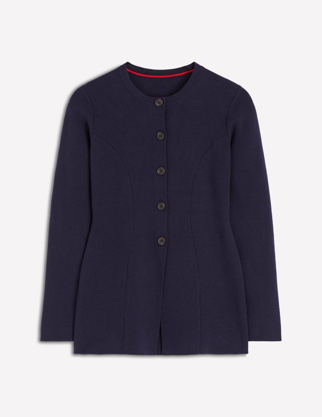 Joanna Fitted Knitted Jacket-Navy / Boden Online