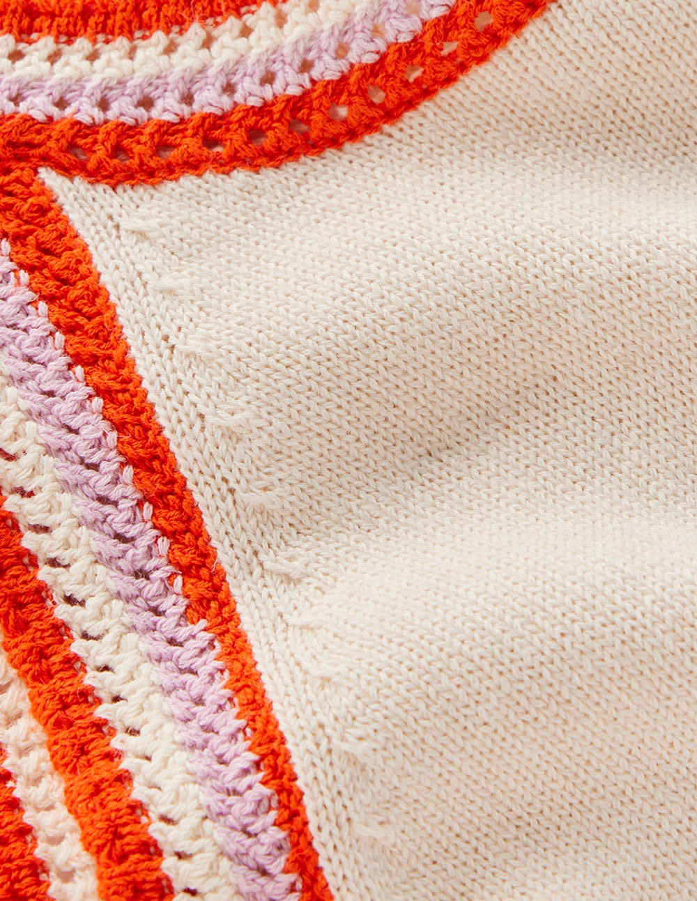 Saffron Crochet Racer Tank-Ivory / Boden Outlet