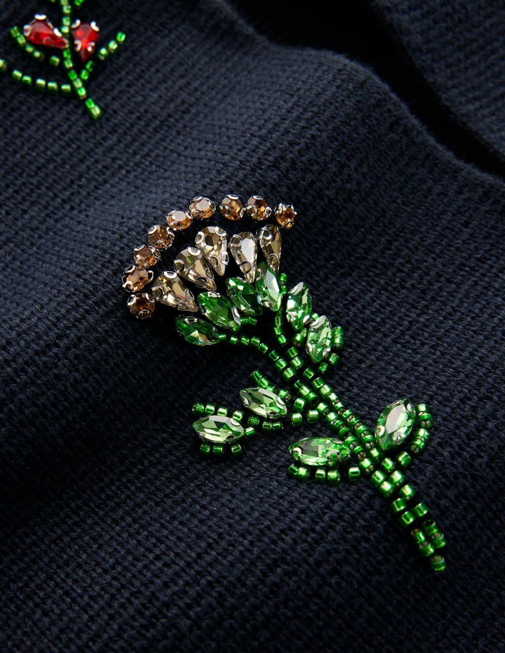Embellished Knit Cardigan-Navy / Boden