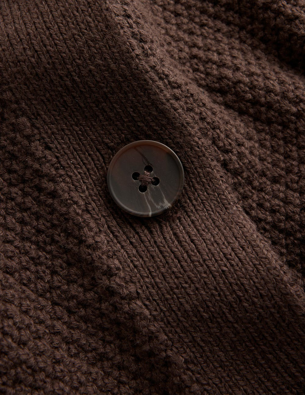 Hayley Cotton V-neck Cardigan-Espresso / Boden Discount