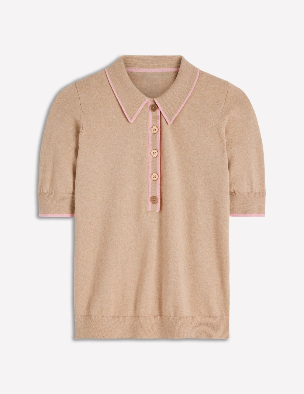 Liz Henley T-Shirt-Chinchilla Melange / Boden