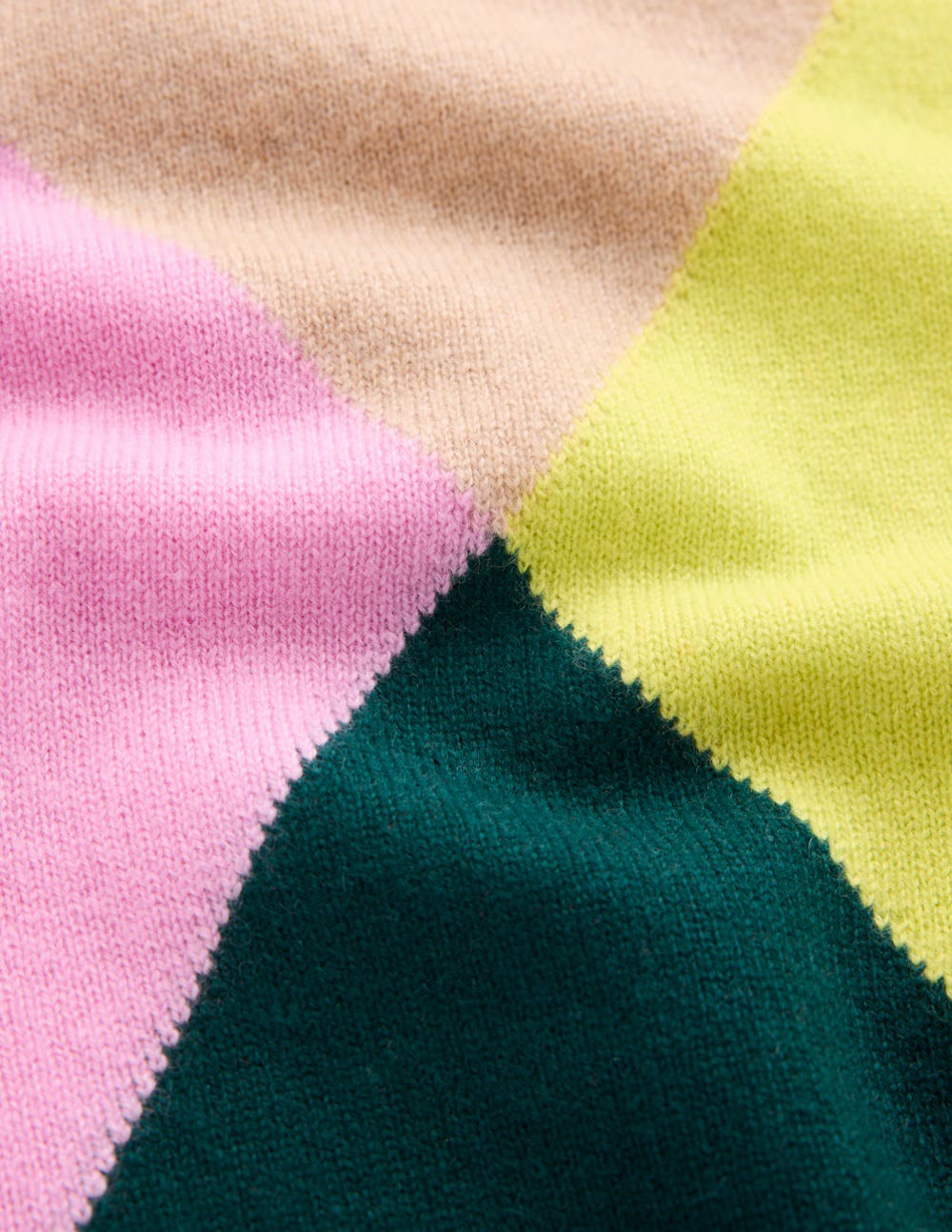Anastasia Cashmere Sweater-Multi Harlequin Jumper / Boden Outlet