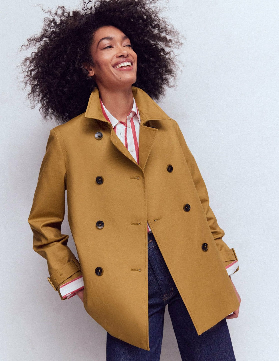 Heart Swing Trench-Hazelnut Brown / Boden us