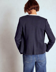 Hampstead Ponte Twill Blazer-Navy / Boden