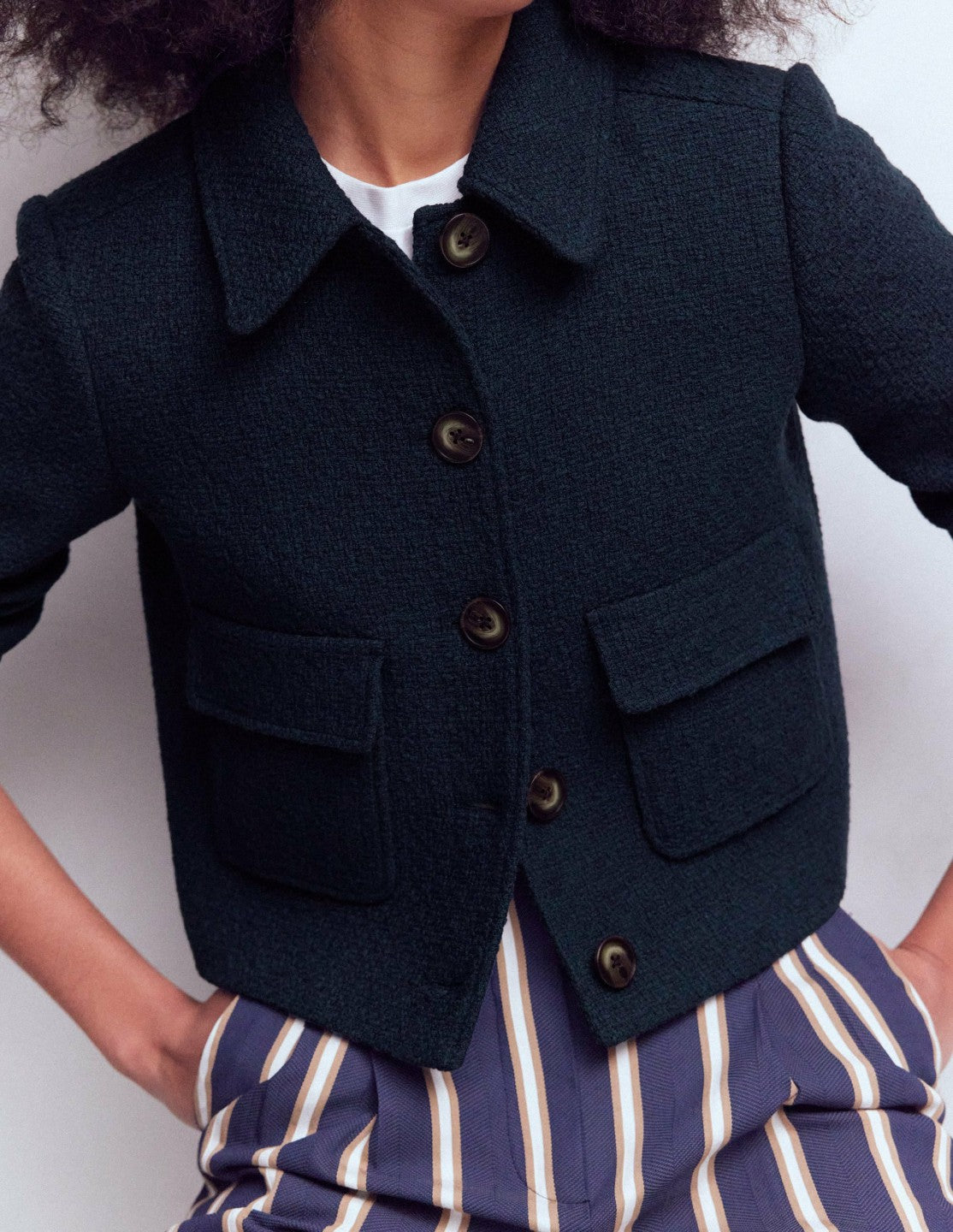 Lisburn Patch Pocket Jacket-Navy / Boden Sale