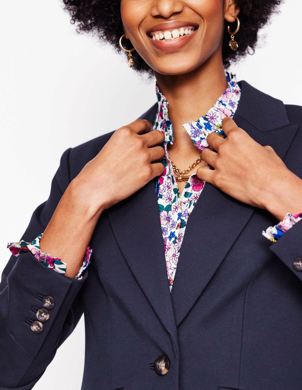 Marylebone Ponte Blazer-Navy / Boden Outlet