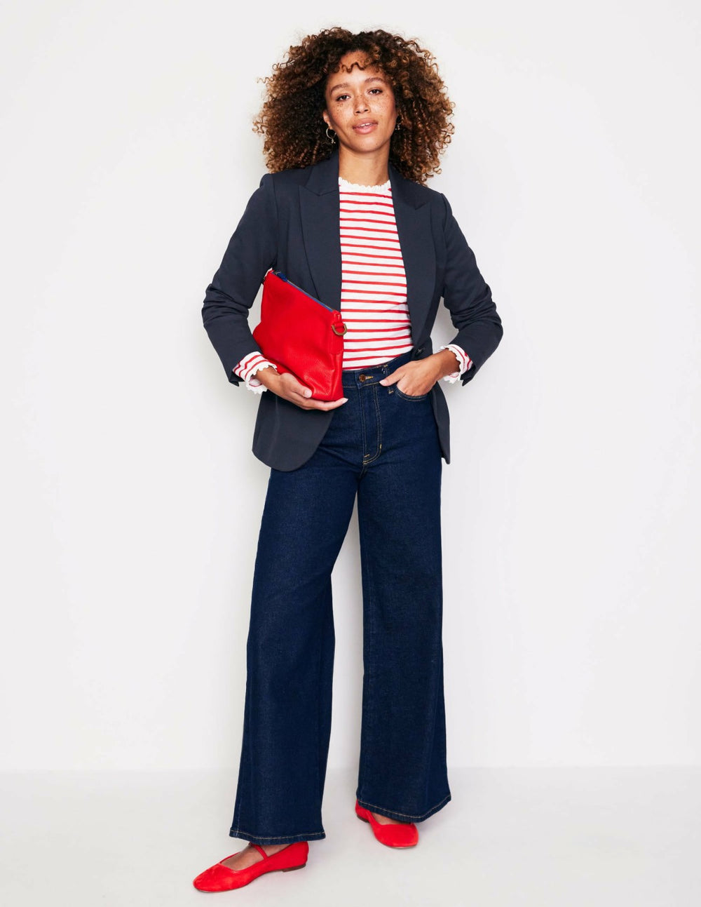 Marylebone Ponte Blazer-Navy / Boden Outlet
