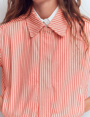 Harrington Jacket-Red Tram Stripe / Boden Sale