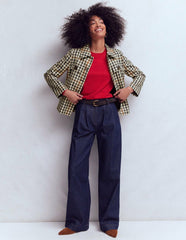 Gloucester Mac-Grey, Brown Multigingham / Boden Outlet