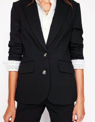 Marylebone Ponte Blazer-Black / Boden Discount