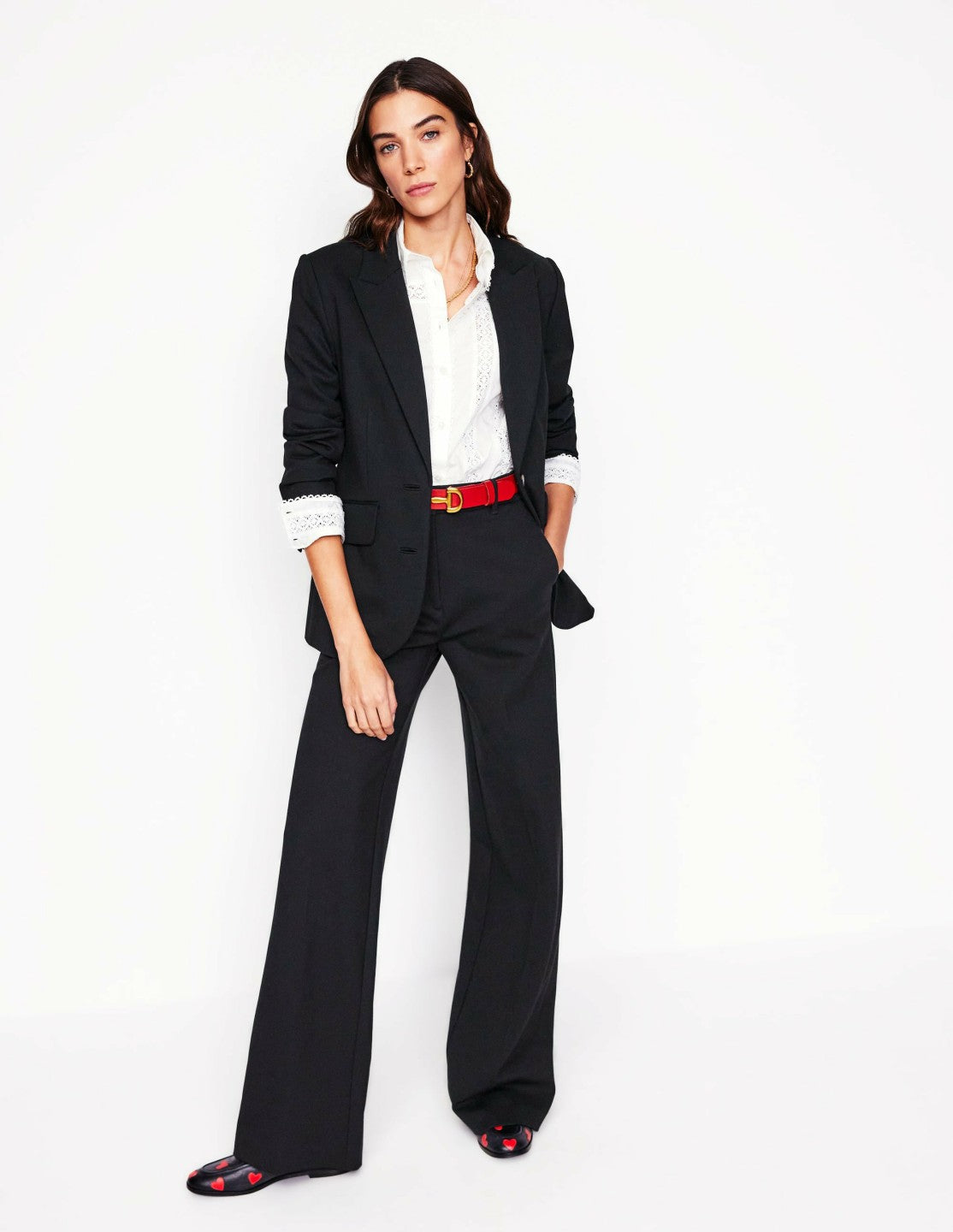 Marylebone Ponte Blazer-Black / Boden Discount