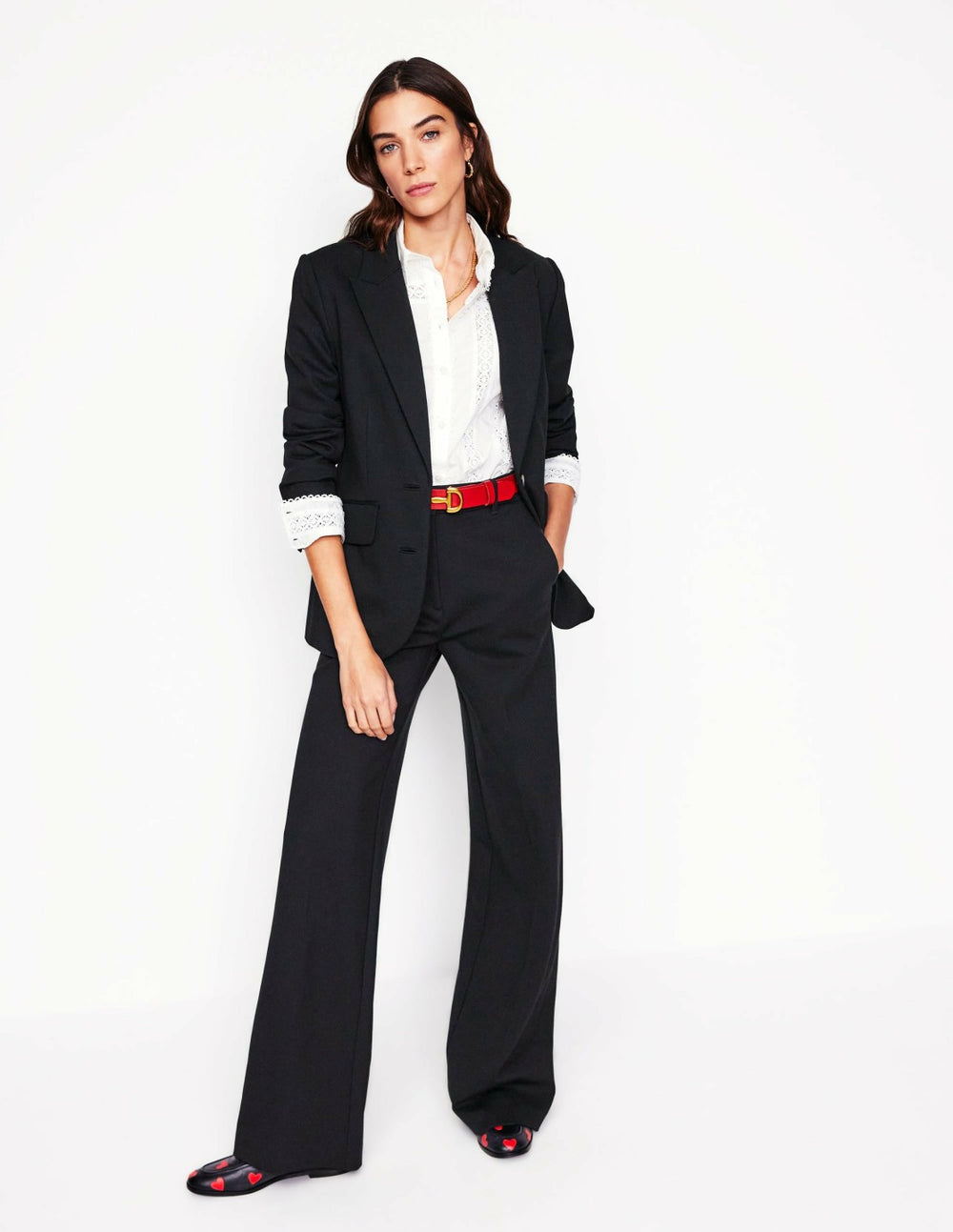 Marylebone Ponte Blazer-Black / Boden Discount