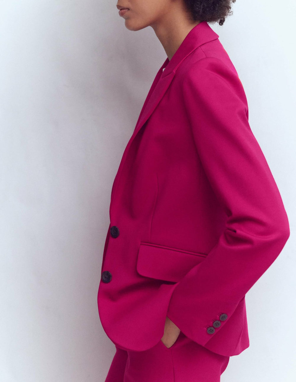 Marylebone Ponte Blazer-Pomegranate / Boden On sale