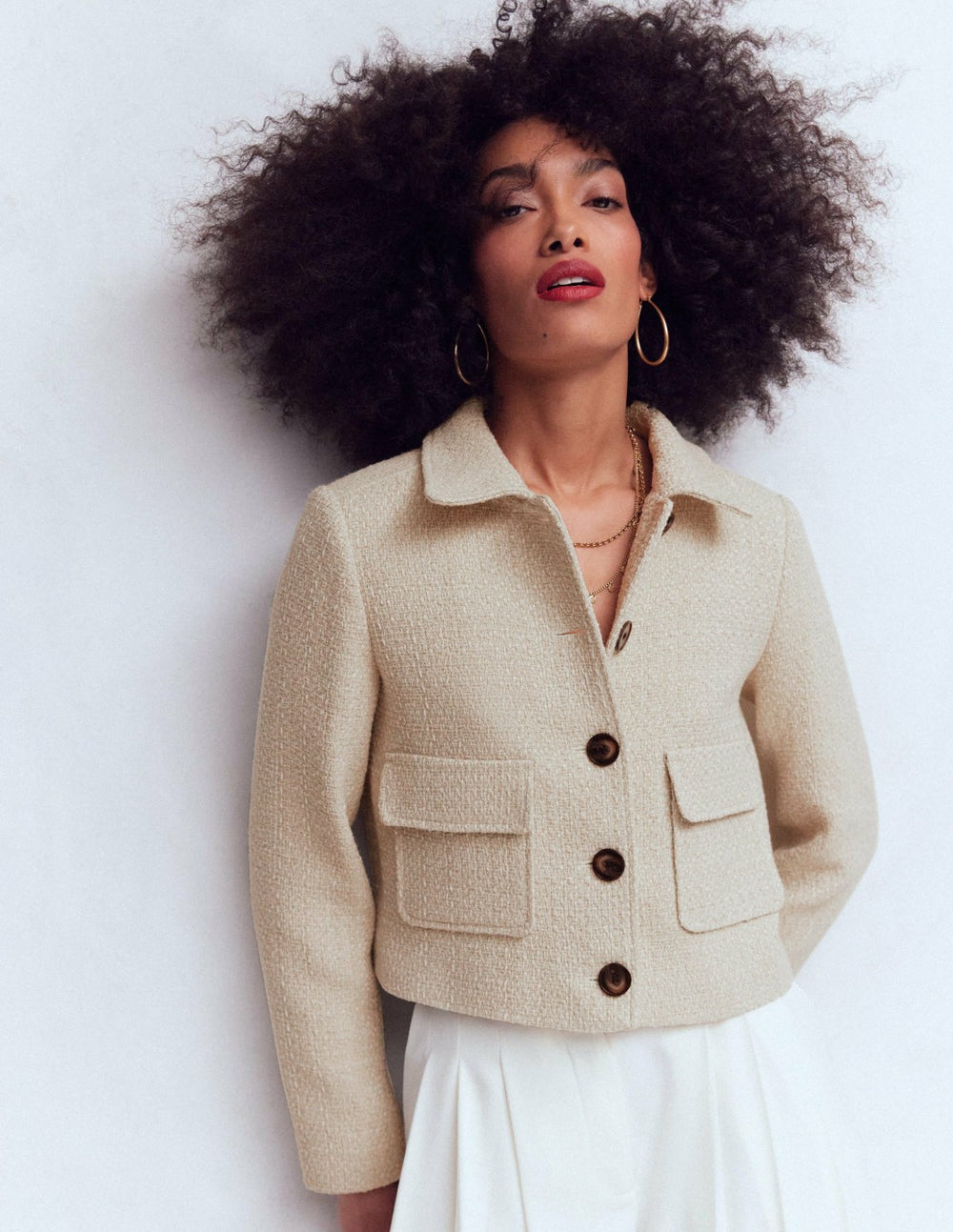 Lisburn Patch Pocket Jacket-Neutral / Boden Sale