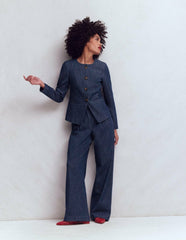 Hampstead Cotton Twill Blazer-Navy / Boden Online