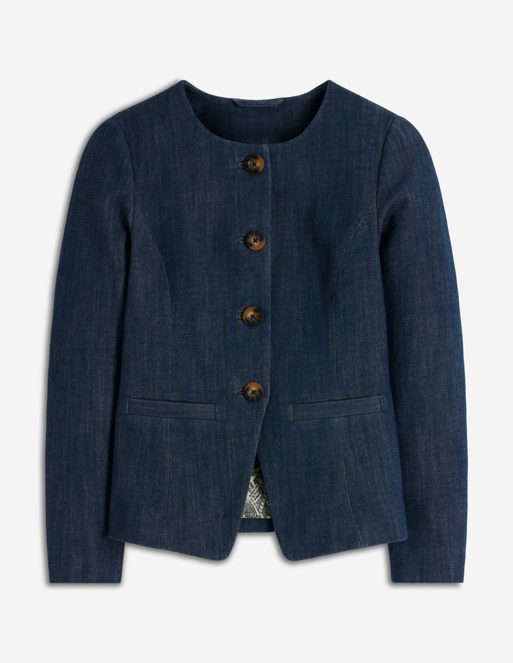 Hampstead Cotton Twill Blazer-Navy / Boden Online