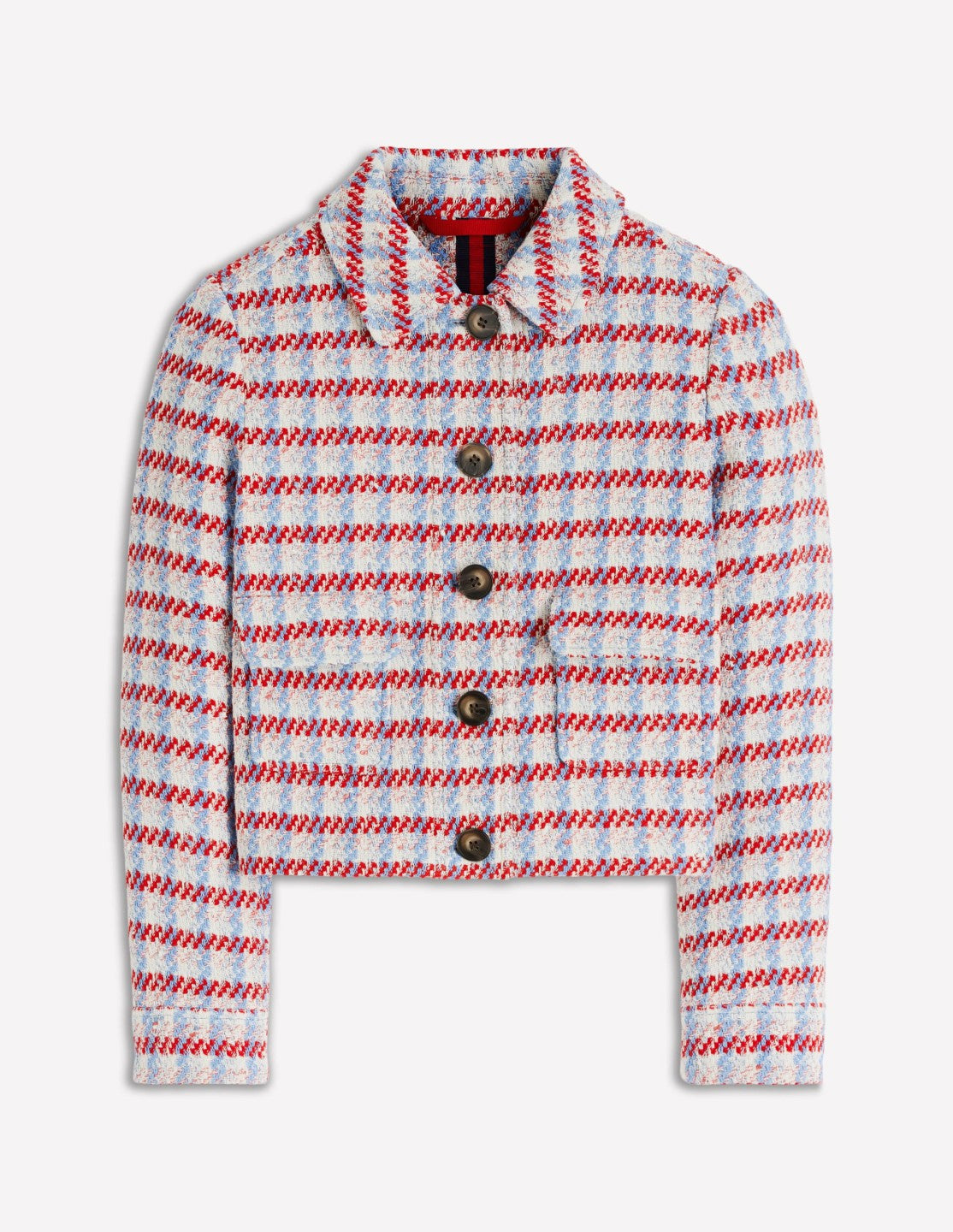 Lisburn Patch Pocket Jacket-Pink Textured / Boden On sale