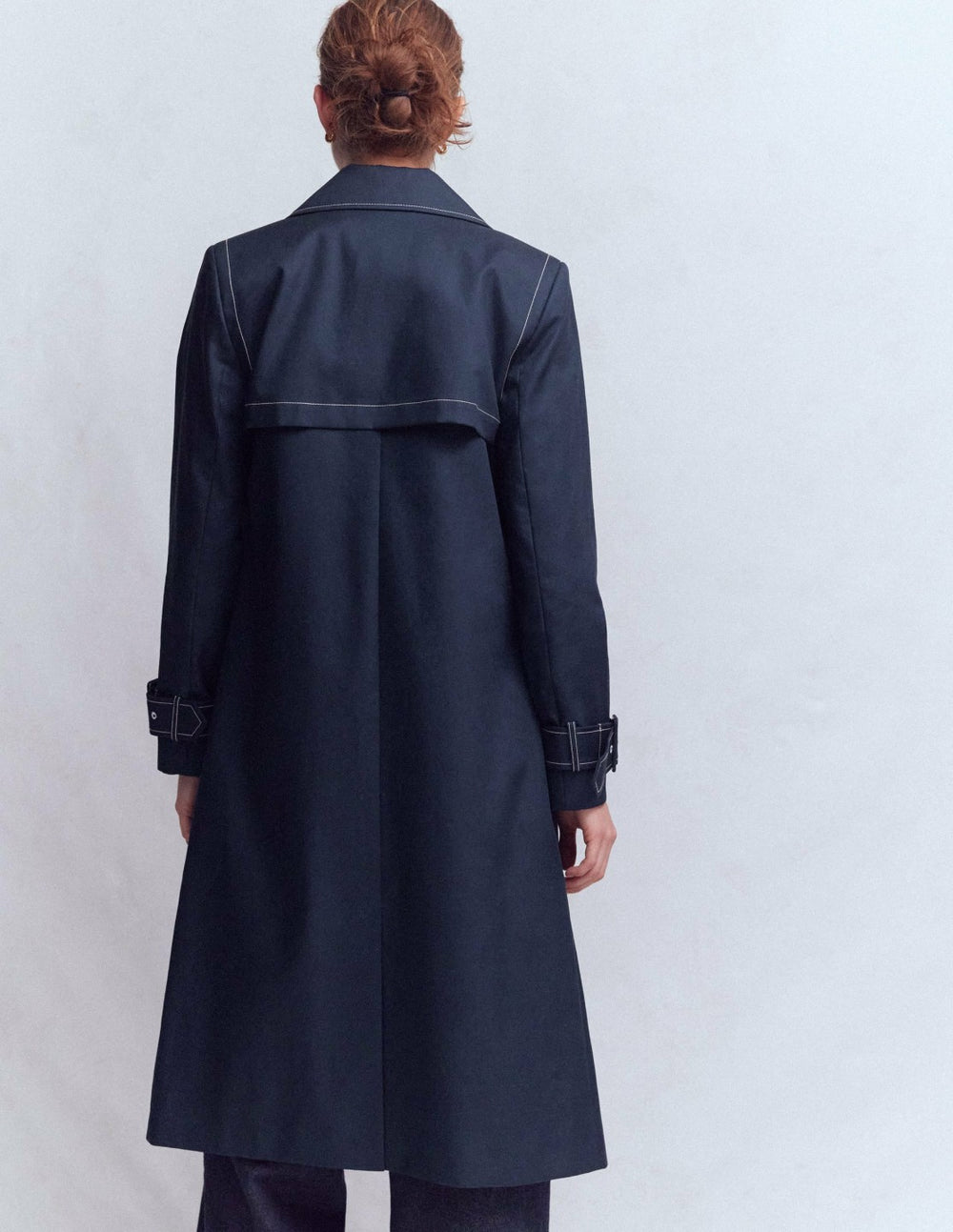 Double Breasted Trench-Navy / Boden Sale
