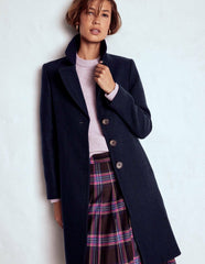 Newport Wool Coat-Navy / Boden Outlet