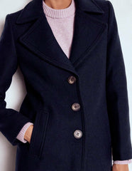 Newport Wool Coat-Navy / Boden Outlet