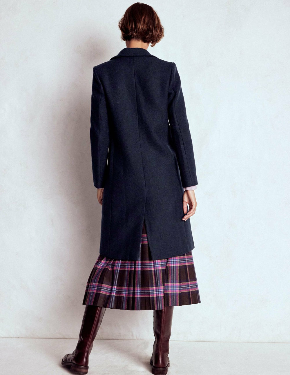 Newport Wool Coat-Navy / Boden Outlet