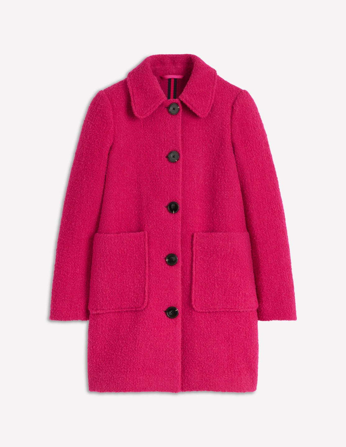 Carlisle Wool Coat-Vibrant Pink / Boden Discount