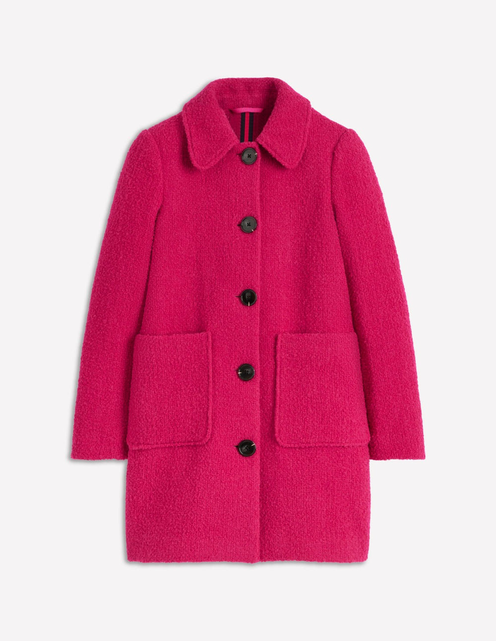 Carlisle Wool Coat-Vibrant Pink / Boden Discount