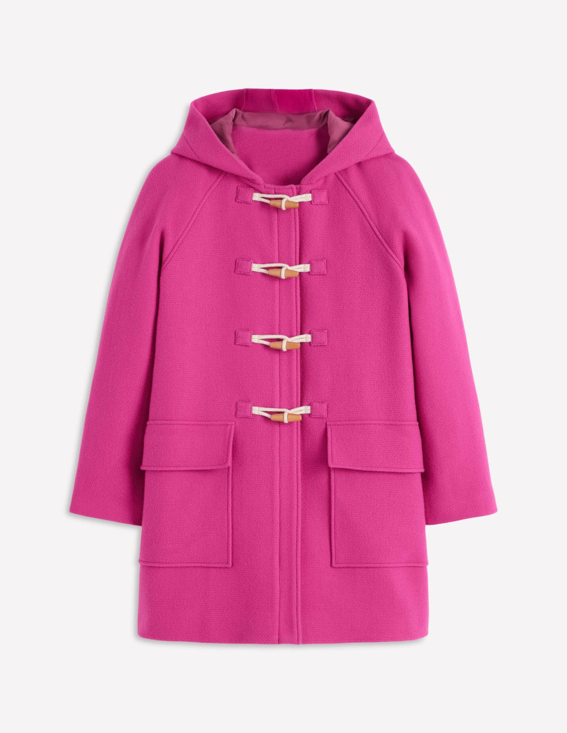 Swing Duffle Coat-Pink Peony / Boden us