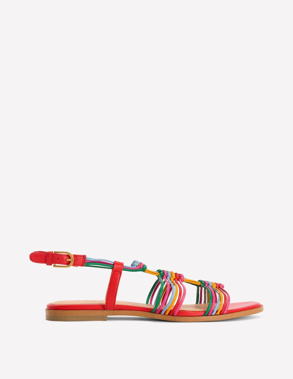 Multi Strap Knot Sandal-Multi / Boden Sale