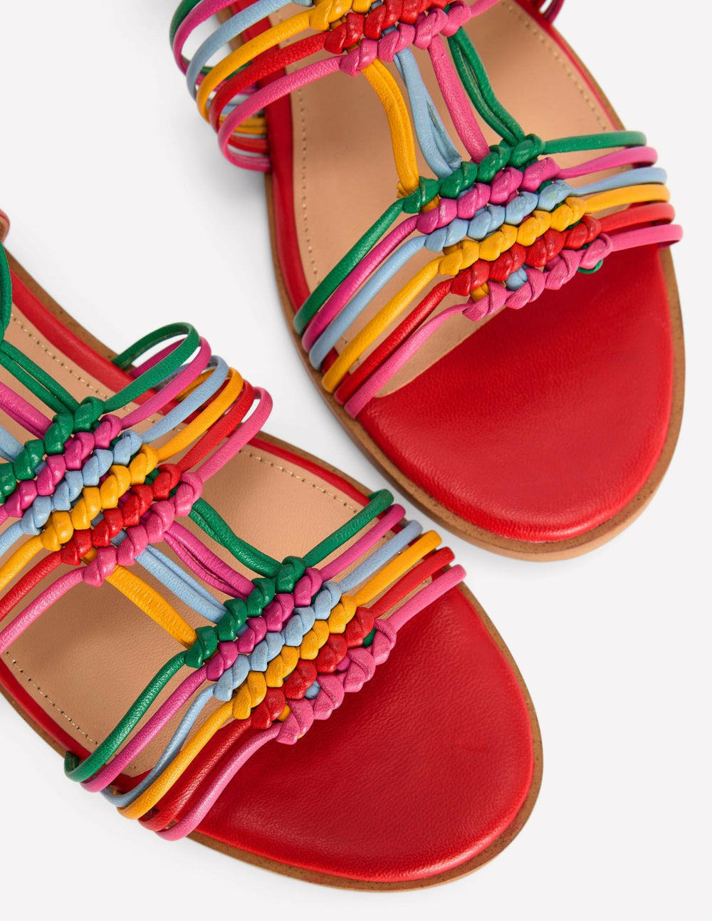 Multi Strap Knot Sandal-Multi / Boden Sale