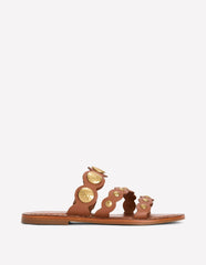 Asymmetric Disc Mule-Tan Discs / Boden On sale