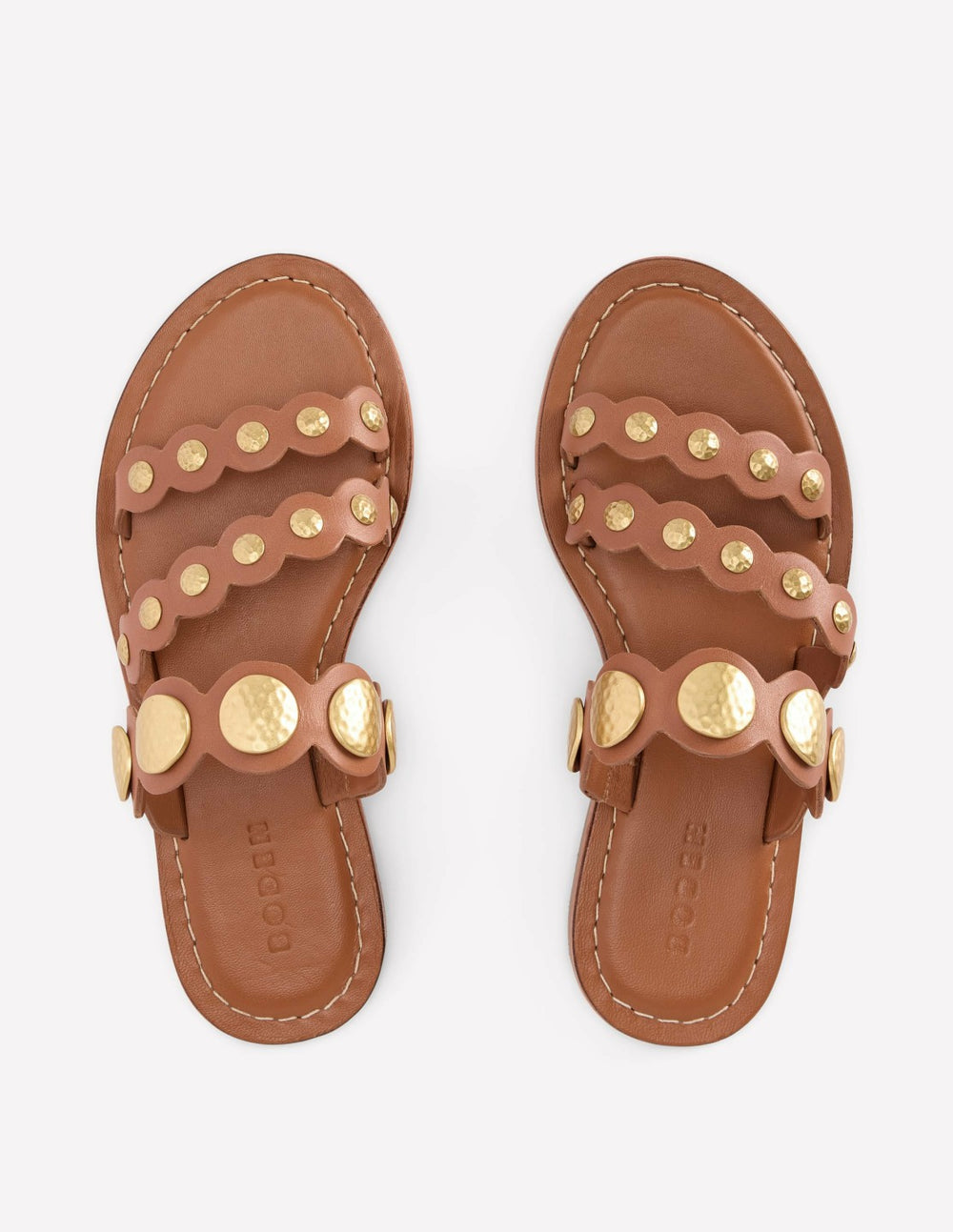 Asymmetric Disc Mule-Tan Discs / Boden On sale
