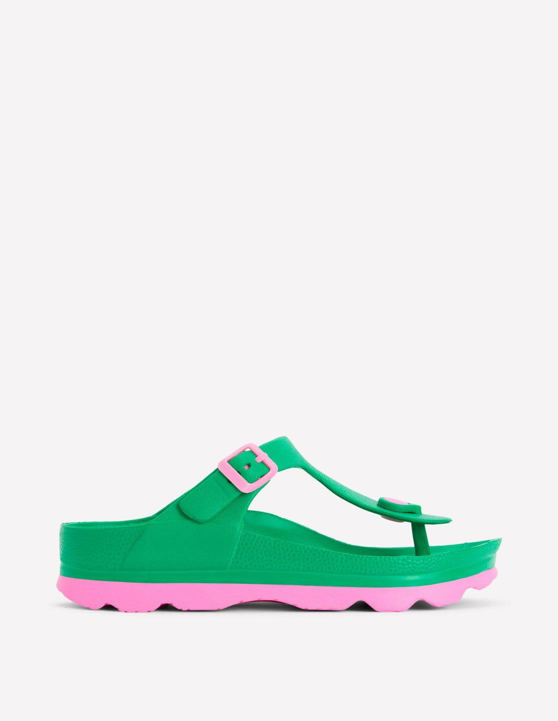 Lyla Toe Post Sandals-Green/Pink / Boden us