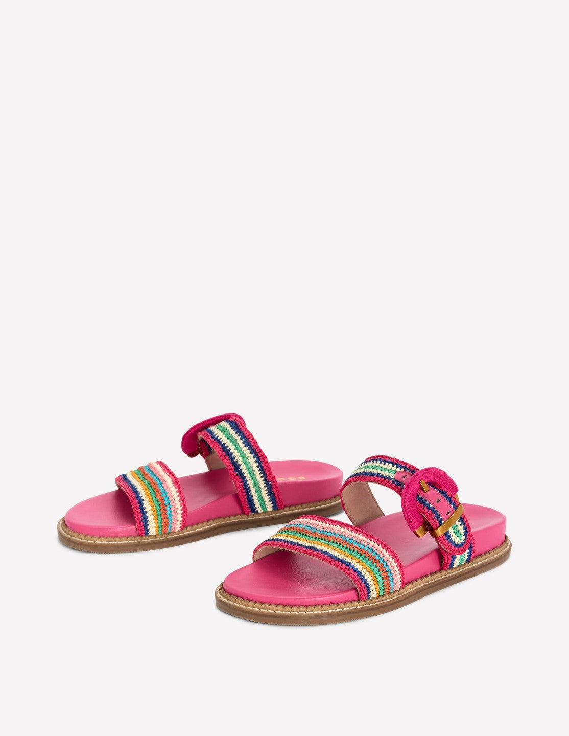 Caryl Double Strap Sandals-Multi Stripe / Boden