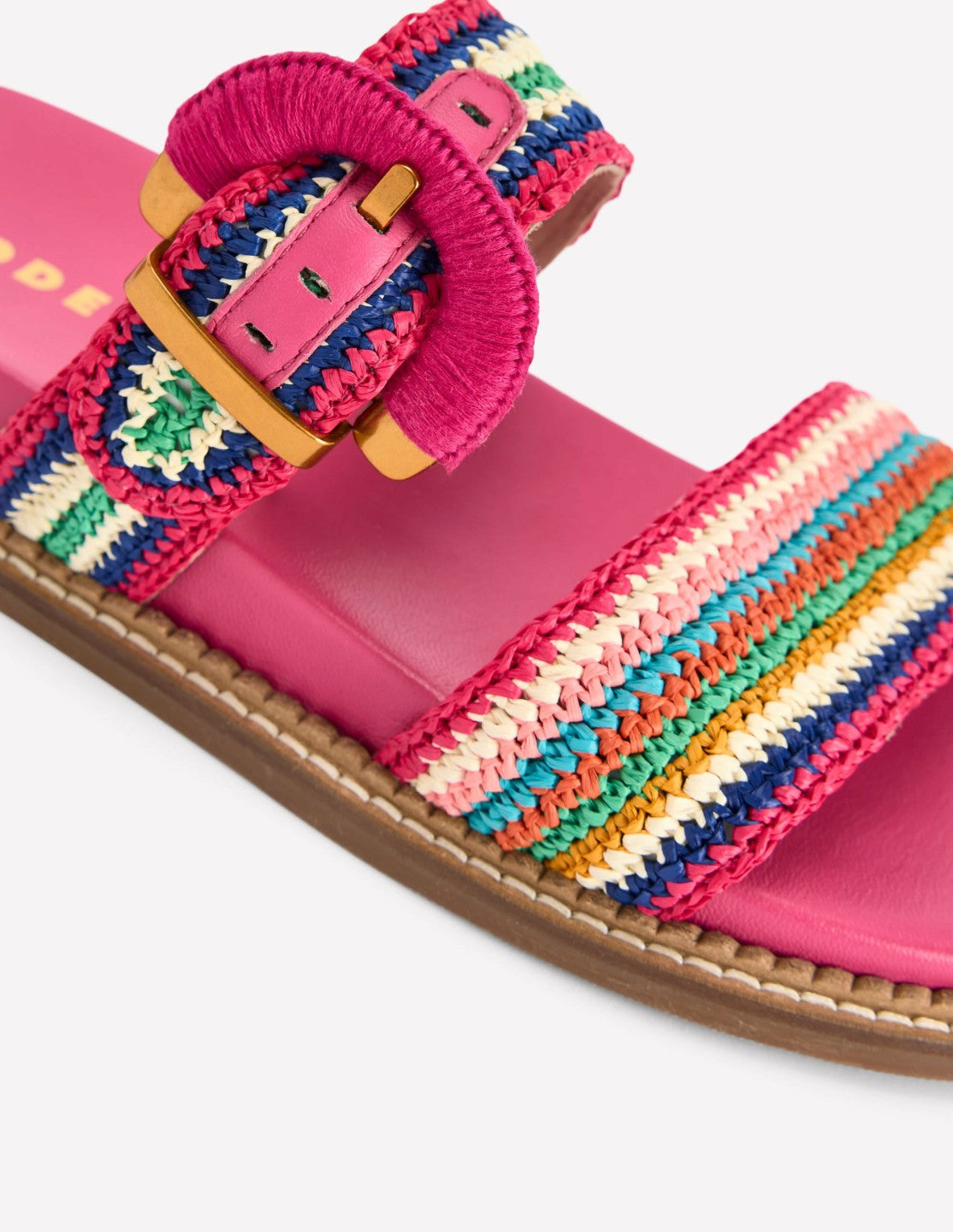 Caryl Double Strap Sandals-Multi Stripe / Boden