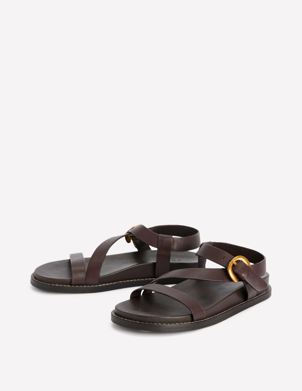 Chunky Asymmetric Sandal-Chocolate / Boden Sale