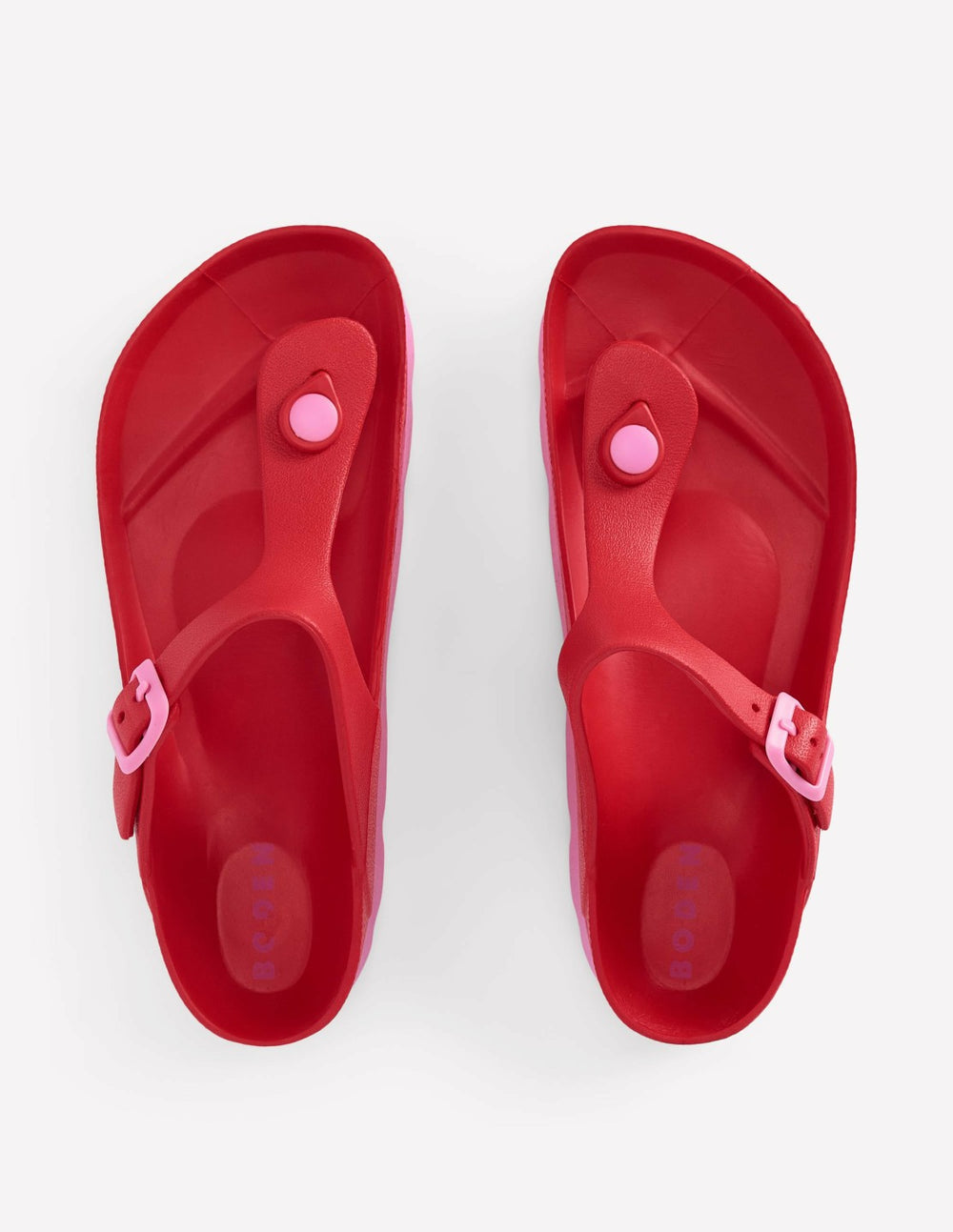 Lyla Toe Post Sandals-Red/Pink / Boden On sale