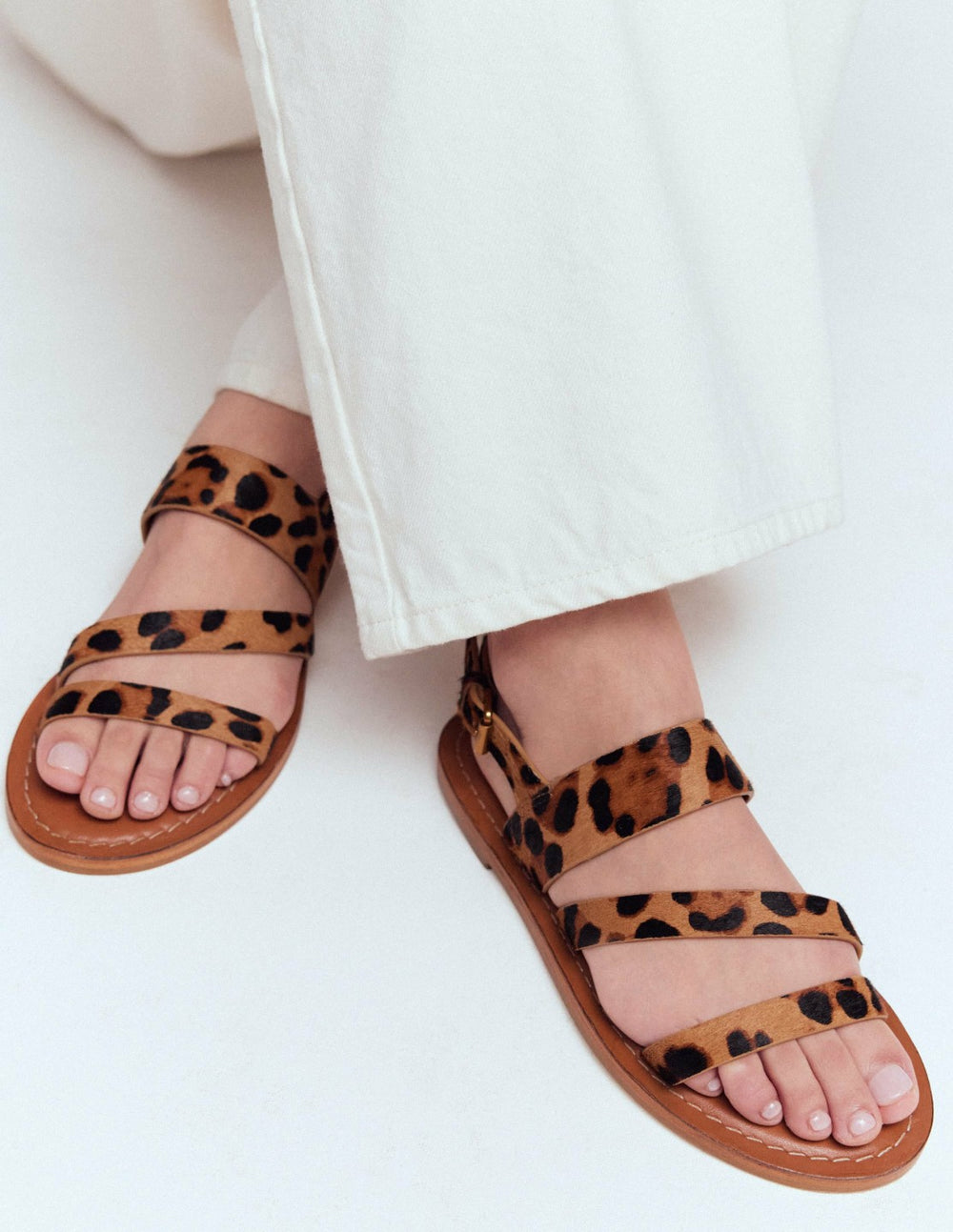 Asymmetric Sandal-Leopard / Boden