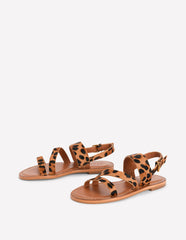 Asymmetric Sandal-Leopard / Boden