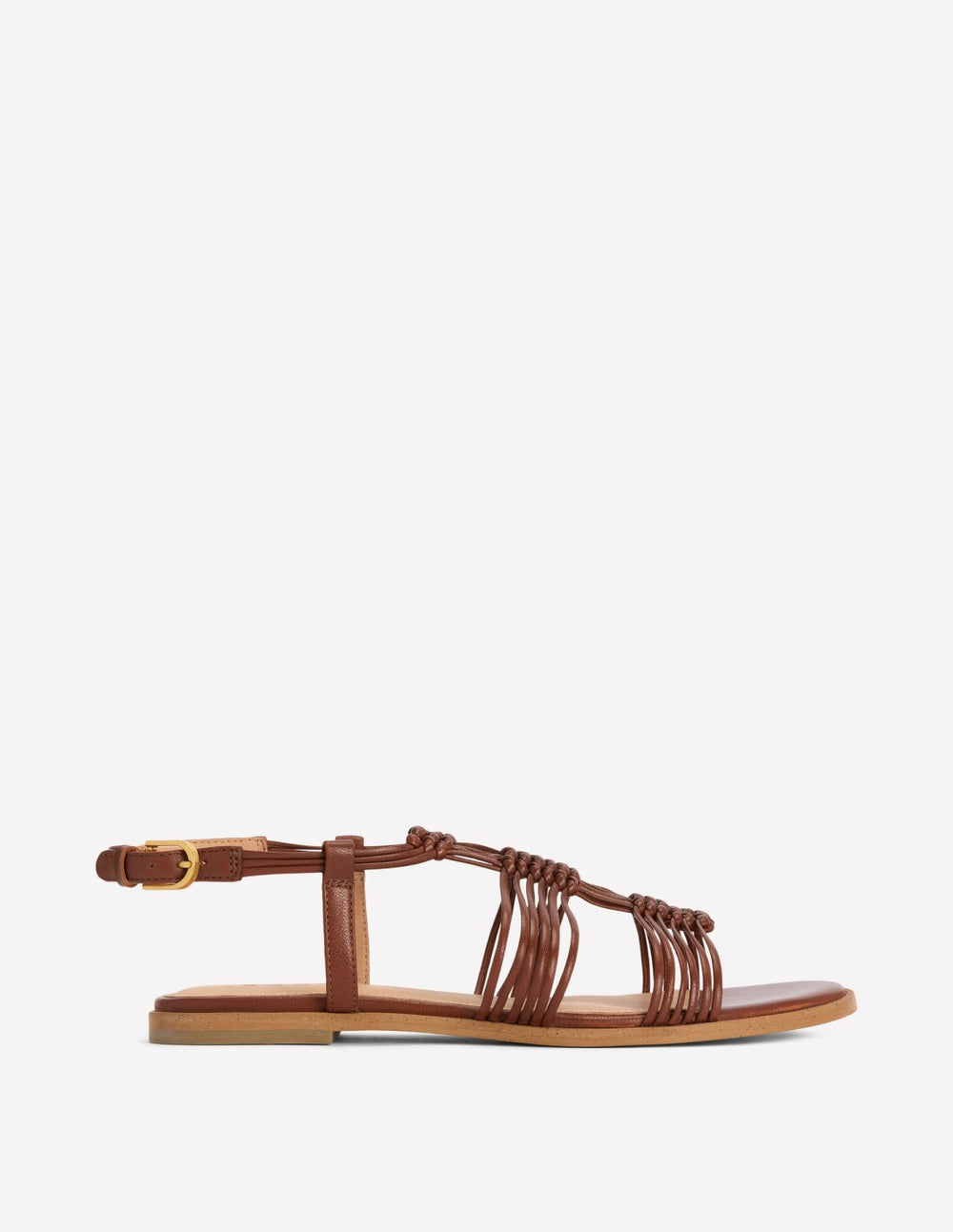 Multi Strap Knot Sandal-Tan / Boden Outlet