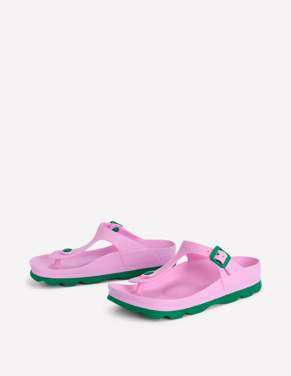 Lyla Toe Post Sandals-Pink/Green / Boden Discount
